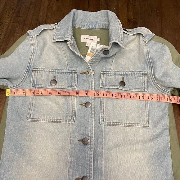FRAME Cargo Denim Jacket $345 - Picture 7 of 12